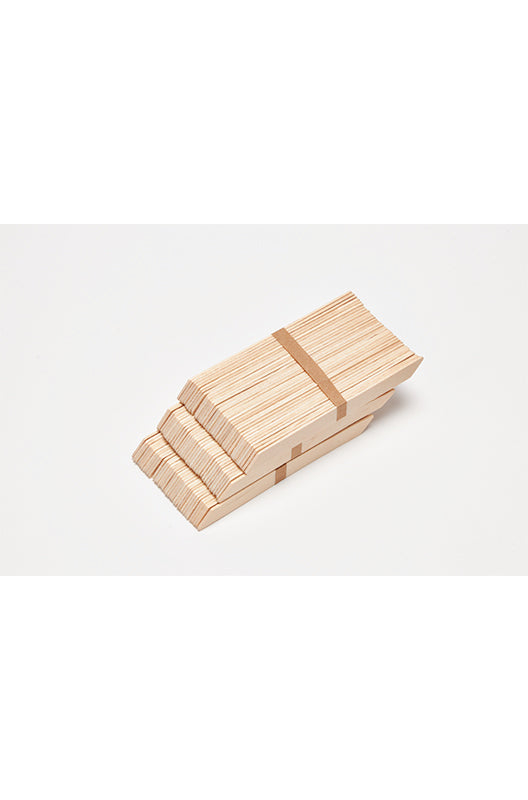 3 bands of Accu Edge - Small Applicators stacked on top of each other facing the same direction