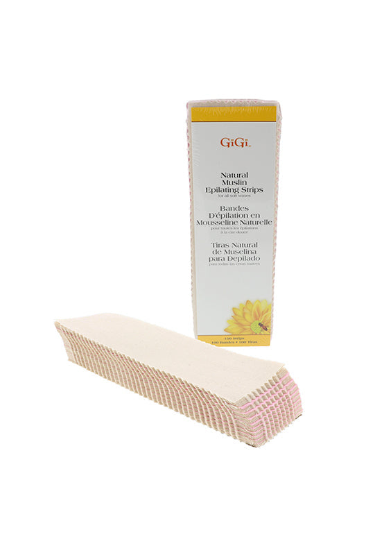 GiGi Natural Muslin Strips, Large, 100 pk - 3