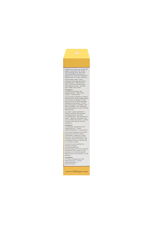 GiGi Hair Removal Strips, for Body, 12 Strips (24 Applications) - 4