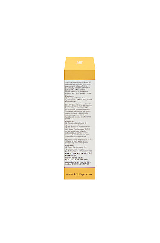 GiGi Hair Removal Strips, for Face, 12 Strips (24 Applications) - 5
