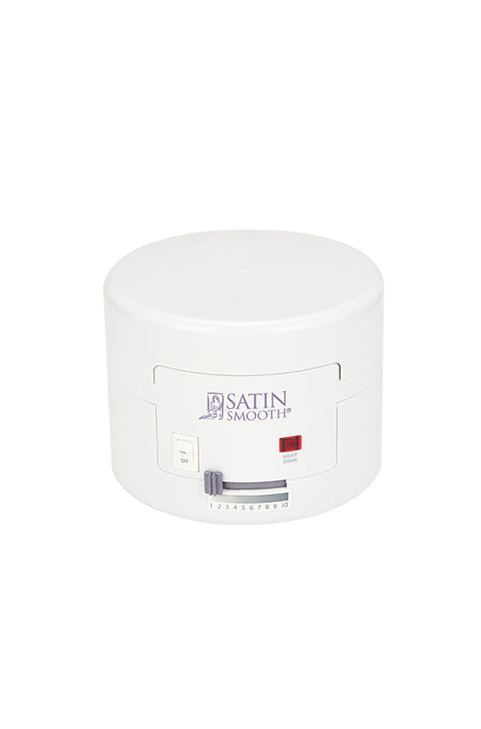 Angled top view of a Satin Smooth Professional Single Wax Warmer showing its top lid surface