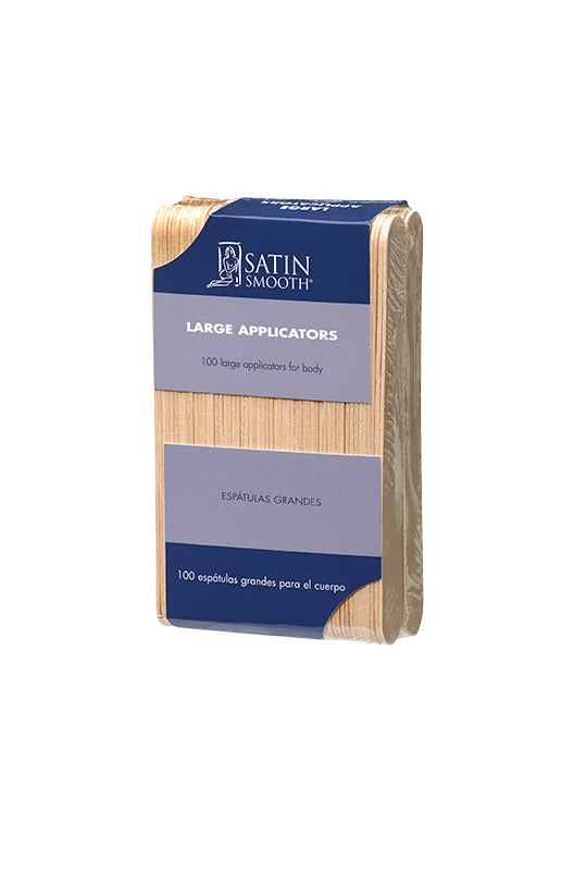 Hair removal applicator pack in 100 counts in a 3D illustration
