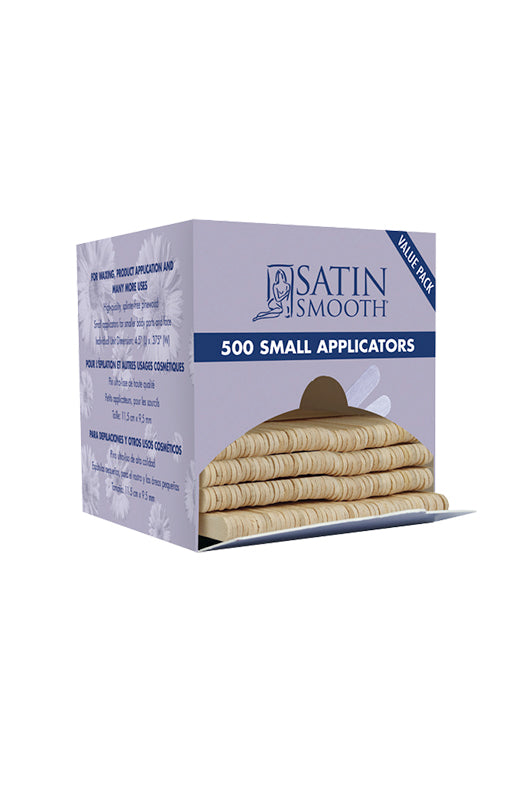 500 small applicators in a box, perfect for cosmetic applications and precise hair removal.