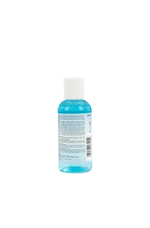 Back detail of Satin Cleanser® Skin Preparation Cleanser bottle with printed product information